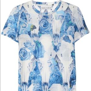 ⭐ NEW ⭐ Prabal Gurung Floral Print Jersey T-Shirt